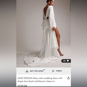 ASOS wedding dress worn once